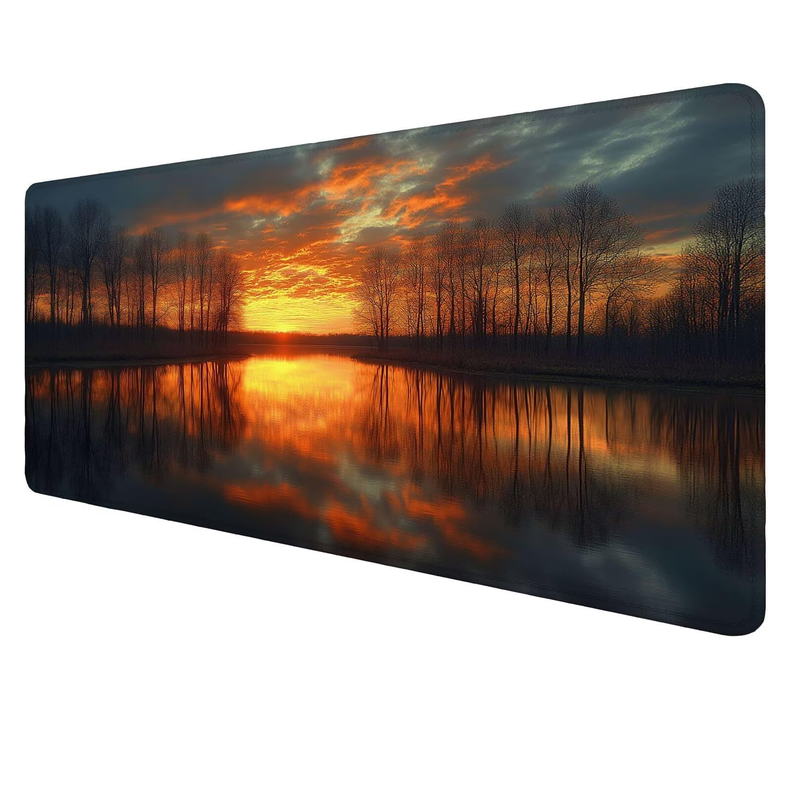 Jesienna podkładka pod mysz duża podkładka na biurko dla graczy XXL podkładka pod mysz 1600 x 800 x 3 mm niestandardowa podkładka pod mysz, ochrona akcesoriów biurowych matowa, do domu Deco komputera