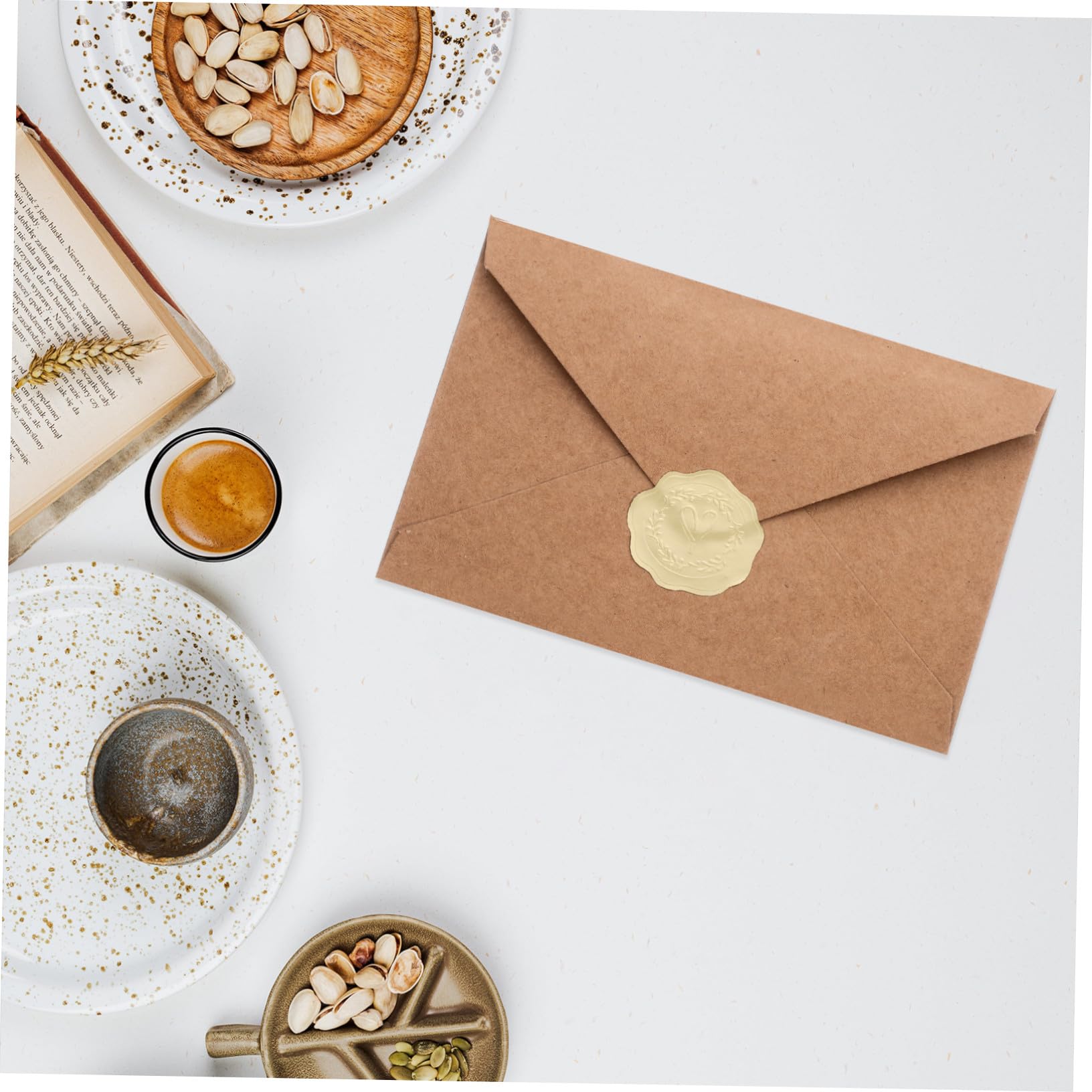 3 Set Buste Vintage in Carta Kraft per Inviti e Biglietti Accessori per Festival e Matrimoni Buste Eleganti e Compatte per Partecipazioni Adatte per Compleanni e Cerimonie