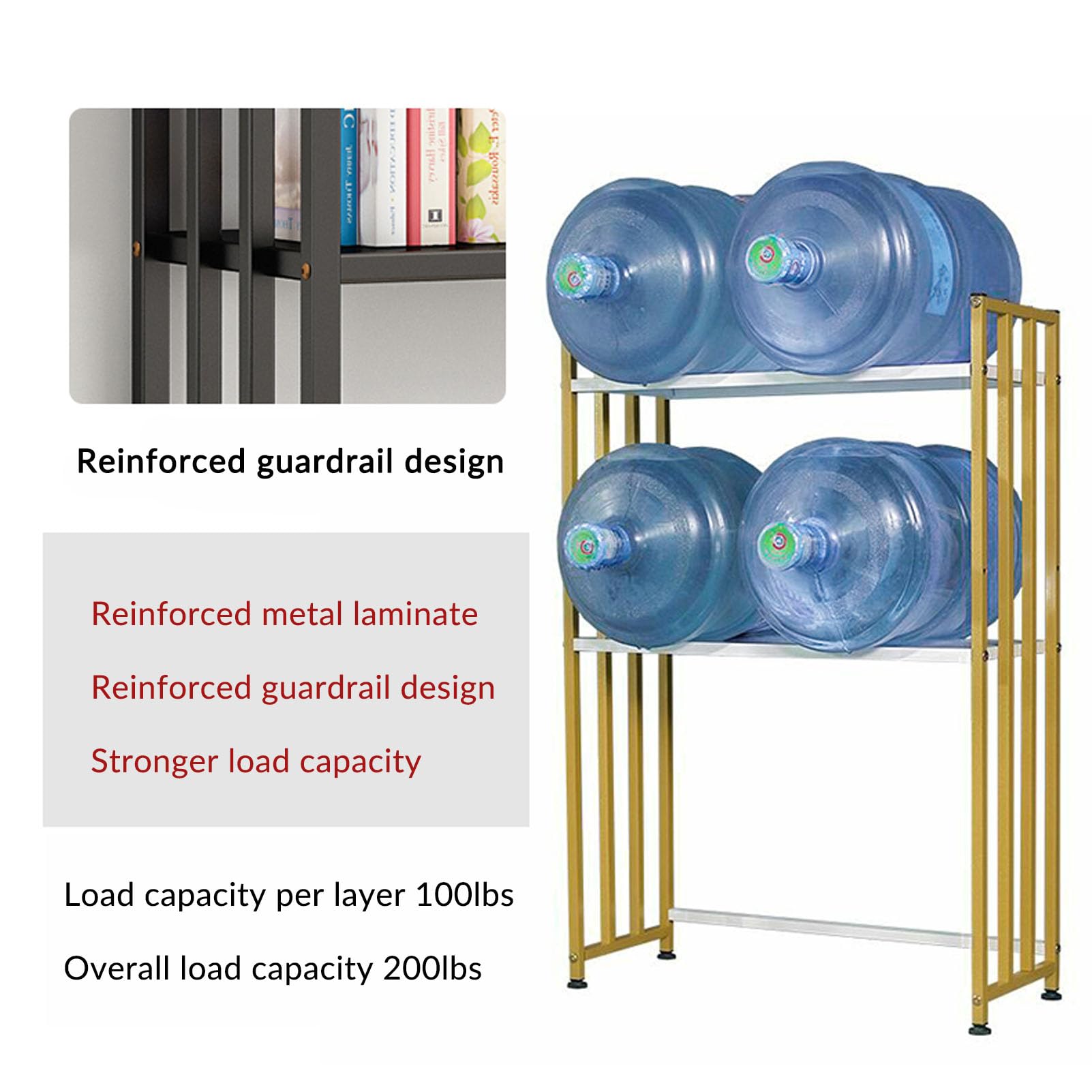 RWRAPS Organizzatore da scrivania Scaffale portaoggetti Espositori Regolabili in Metallo Scaffale da scrivania e libreria per casa, Ufficio (Bianco 61 cm)