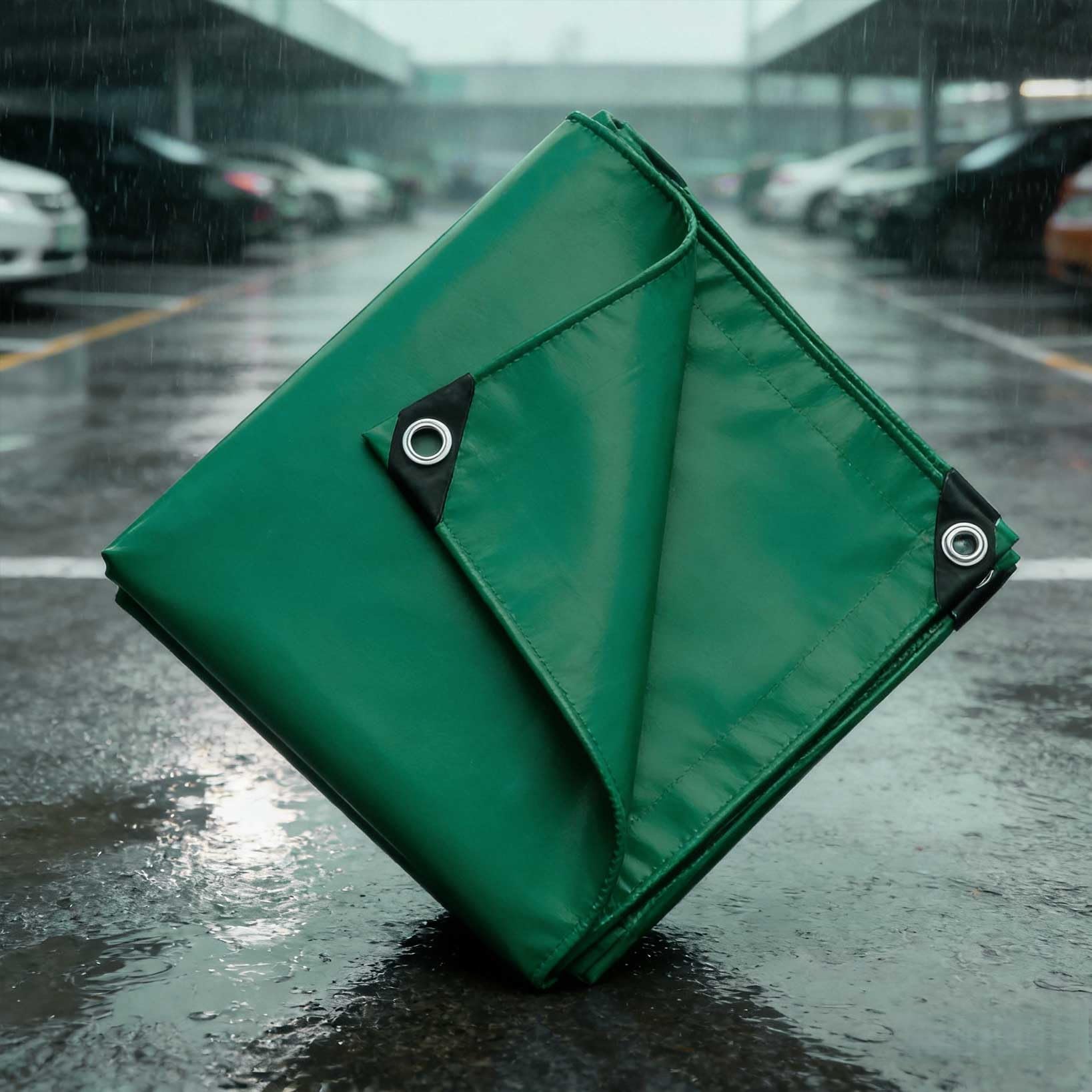 Lona para exteriores de camping y jardín 100x140 cm con ojales reforzados