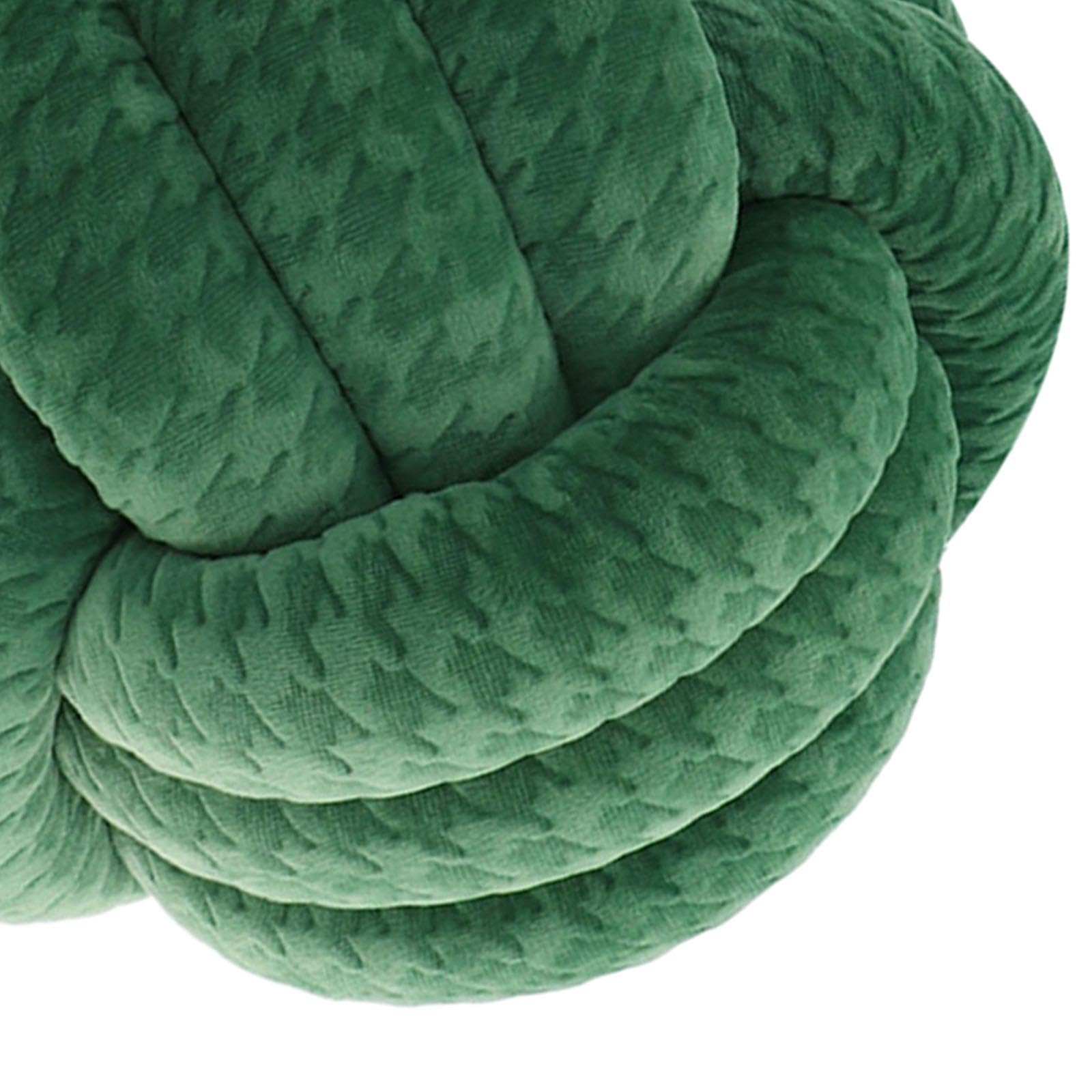 Knot Pillow Ball Thick Comfortable Knotted Pillows for Living Room Home Sofa Green|Home & Garden|Home Dacor> Pillows-image-46