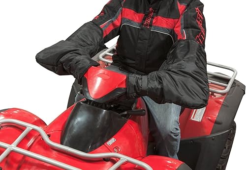 Miniatura 2 de Raider BCS-HB - Guantes de guantelete para manillar ATVmoto de nieve, color negro