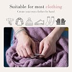28PCS Knitting Needles FUNCYboo,Circular Knitting Needles 32"stainless steel circular Knitting Needles Metal Round Knitting Needles with Stitch Markers & blunt needle for Begining fit Hot Sleeve Sweet