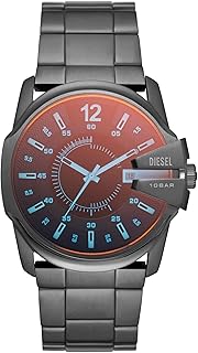 Diesel Reloj Master Chief Series para Hombre, Movimiento de Fecha a Tres Agujas 
