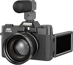 Câmera digital para fotografia para iniciantes e crianças