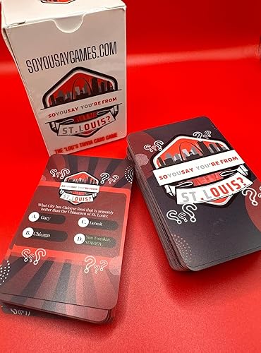 Miniatura 3 de SoYouSay You from St. Louis Juego de cartas para beber trivia