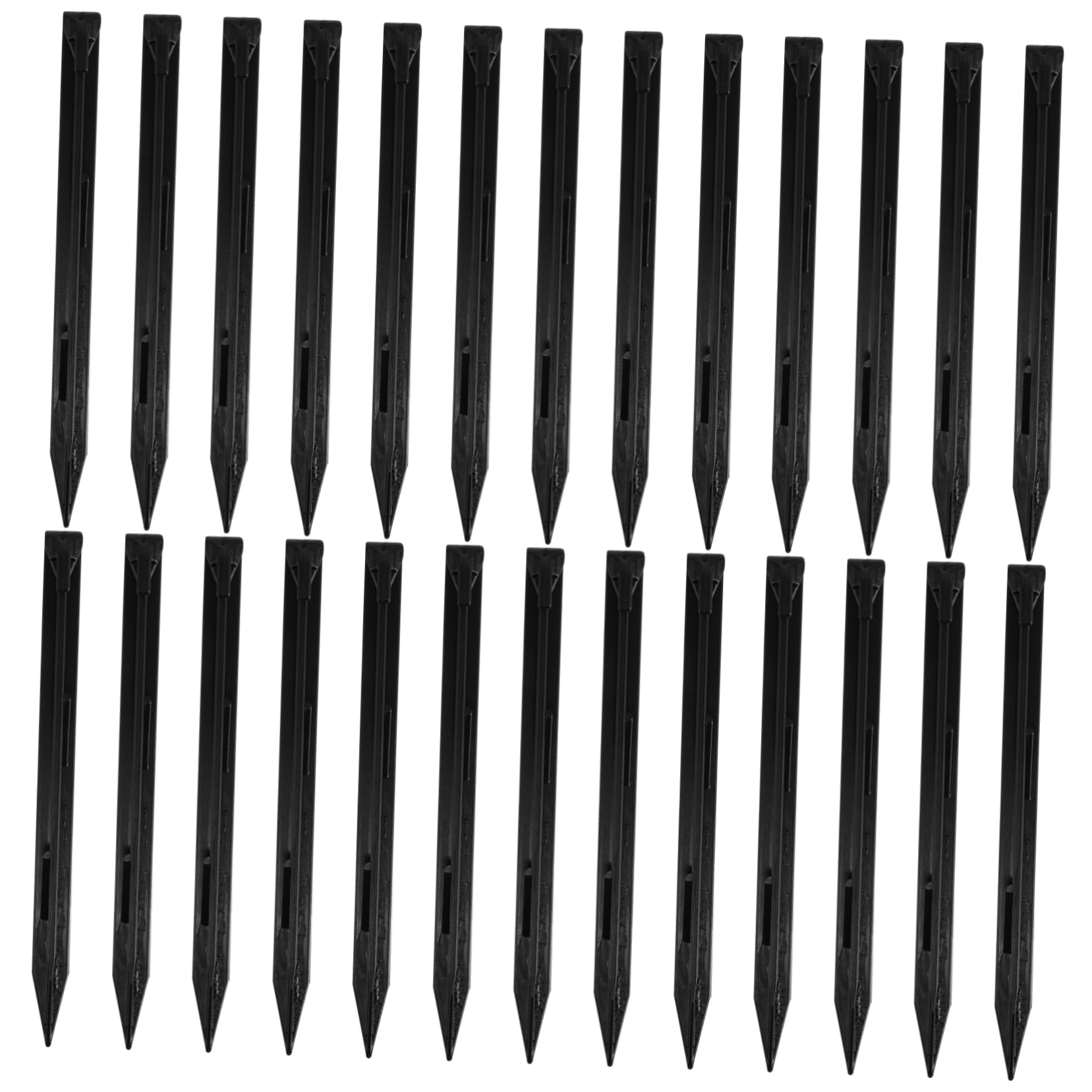 Estacas de plástico para tienda de camping piquetas resistentes para jardín toldos y picnics 50 uds