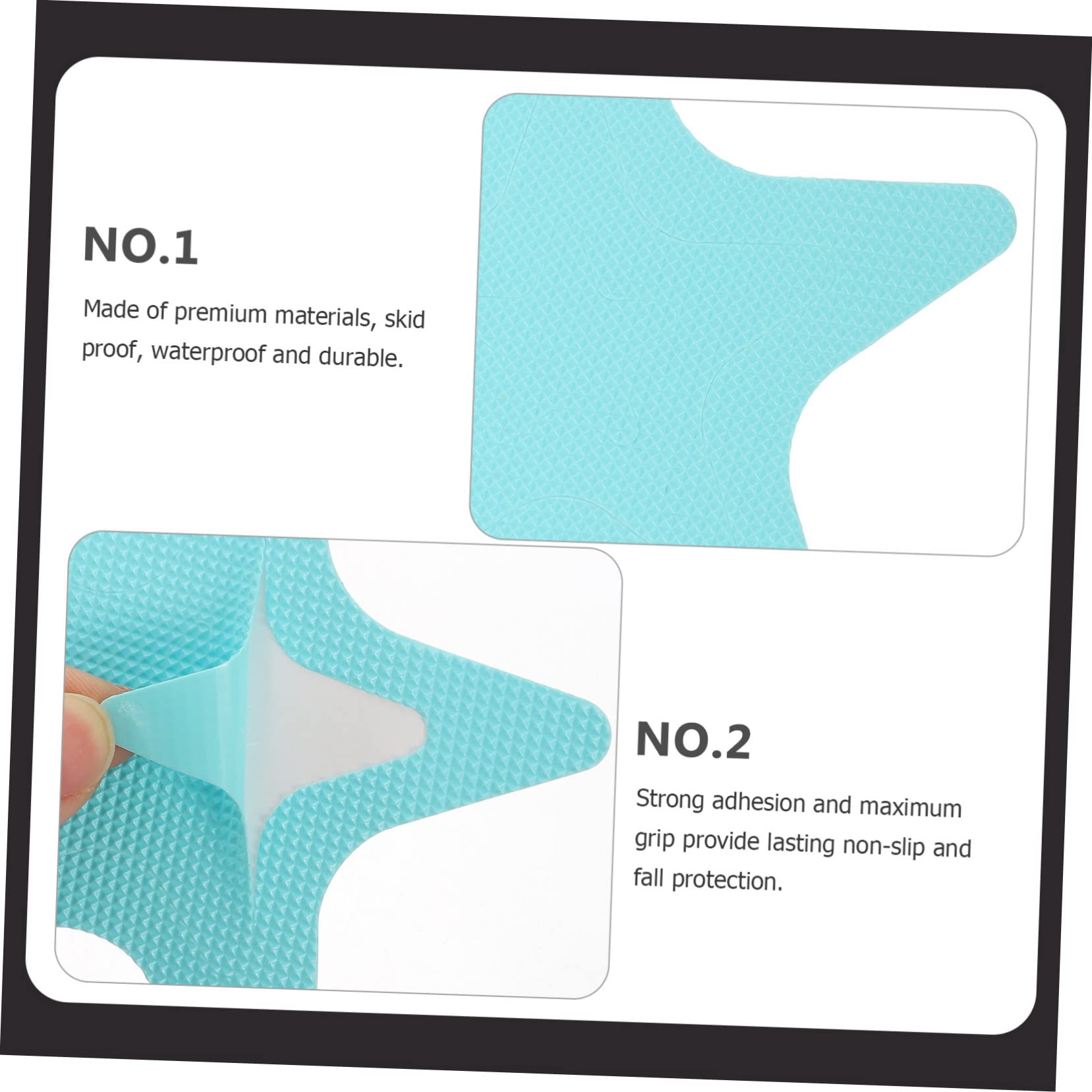 Pegatinas Antideslizantes para Baño Calcomanías para Bañeras Infantiles Cintas De Agarre Lavables Accesorios De Baño Pegatinas No Impermeables para 20 Piezas x 4