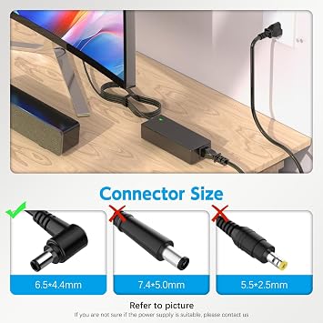 AC DC Adapter Charger LG Electronics 19 inch 20 inch 22 inch 23 inch 24 inch 27 inch LED LCD Monitor Widescreen Ultrawide HDTV HD TV Power Supply Cable