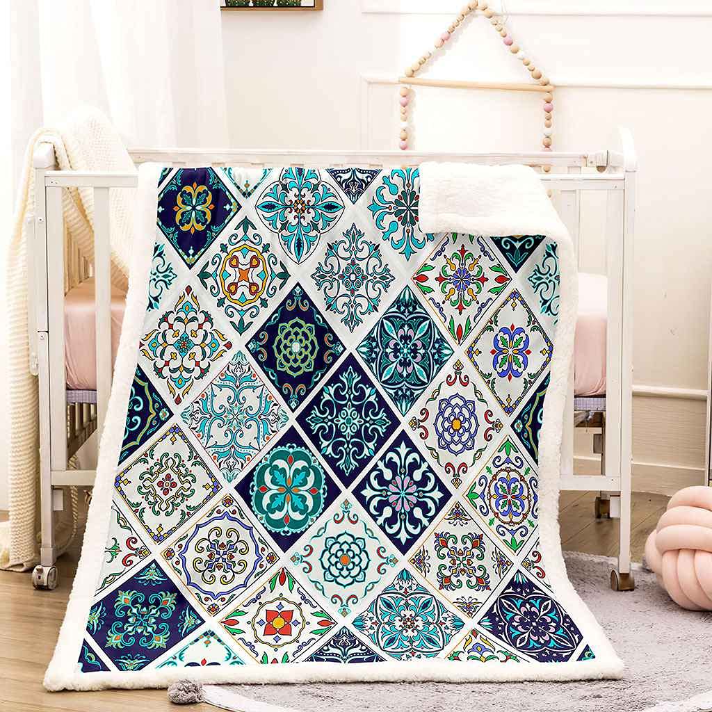 Couverture polaire en flanelle microfibre douce 3D 150x200cm