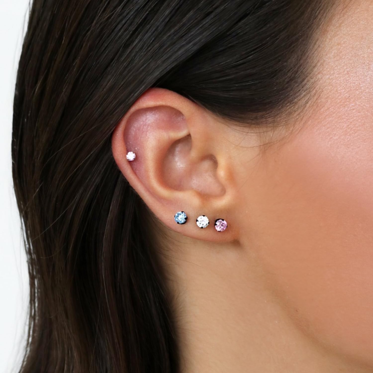 Studex Baby Phat Stud Earrings for Women and Men – Hypoallergenic Stud Earring Set, Jewelry for Sensitive Skin, Nickel Safe