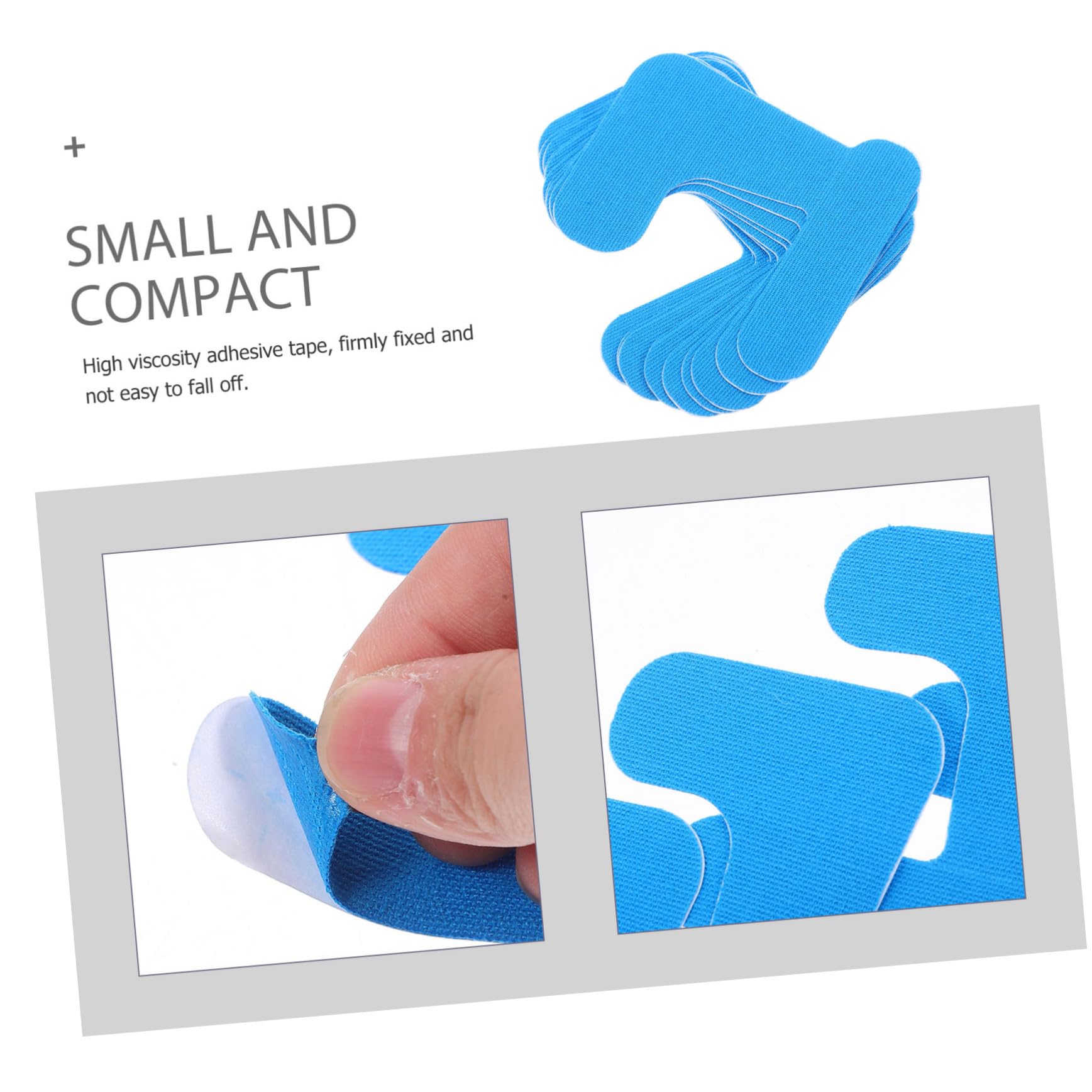 HAPINARY Elastic Finger Protection Patch Anti-friction Thumb Tape 10pcs Set Lightweight Stretchy Self Adhesive Thumb Straps Sports Tape for Bowling Athletics