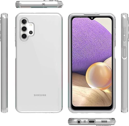 Miniatura 6 de Protector de pantalla de cristal templado para Samsung Galaxy A32 5G (2 paquetes) con 2 paquetes de lentes de cámara Proetctor y (1 paquete)