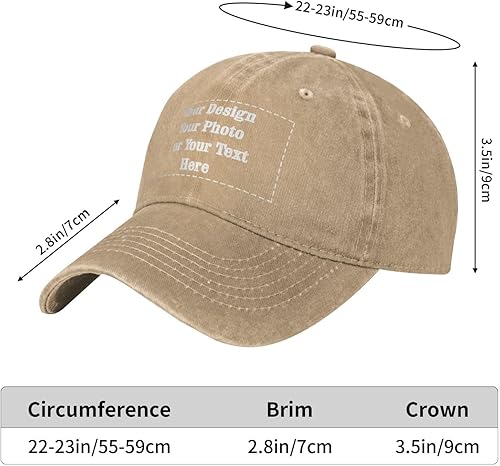 Miniatura 5 de Gorra de béisbol personalizada para hombres y mujeres, diseño personalizado de tu propio texto, foto nombre, sombrero de camionero ajustable