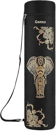 Miniatura 1 de Gonex Bolsa para esterilla de yoga, soporte para esterilla de yoga con cremallera completa, bolsa de transporte para mujeres y hombres con 2