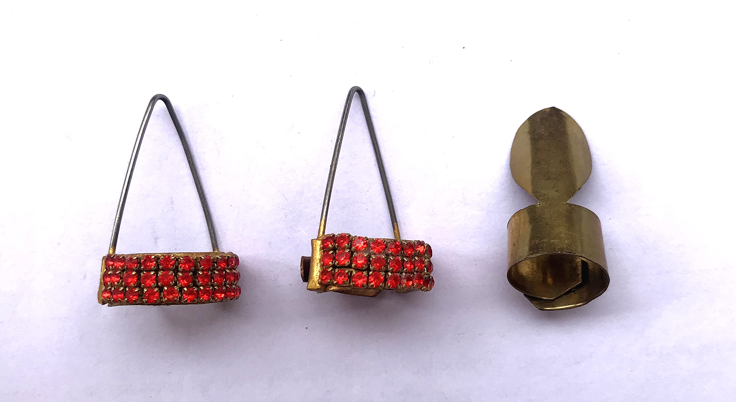 Saraswati Veena Meeti 4 High Grade Mixed Copper Spring Metal Plectrum Mizrab