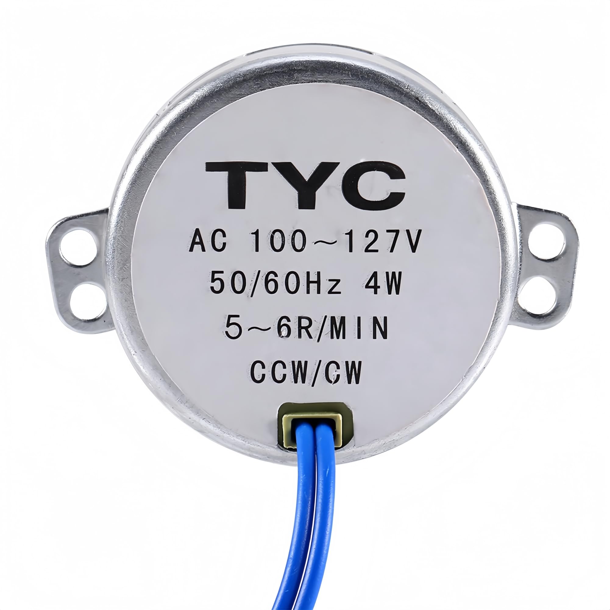 Synchronous Motor Large Torsion, Tyj50 8 120V Foshan Shunde Tyj50 8A 50/60Hz Ac 100‑127V 5‑6Rpm/Min Ccw/Cw 4W-image-6