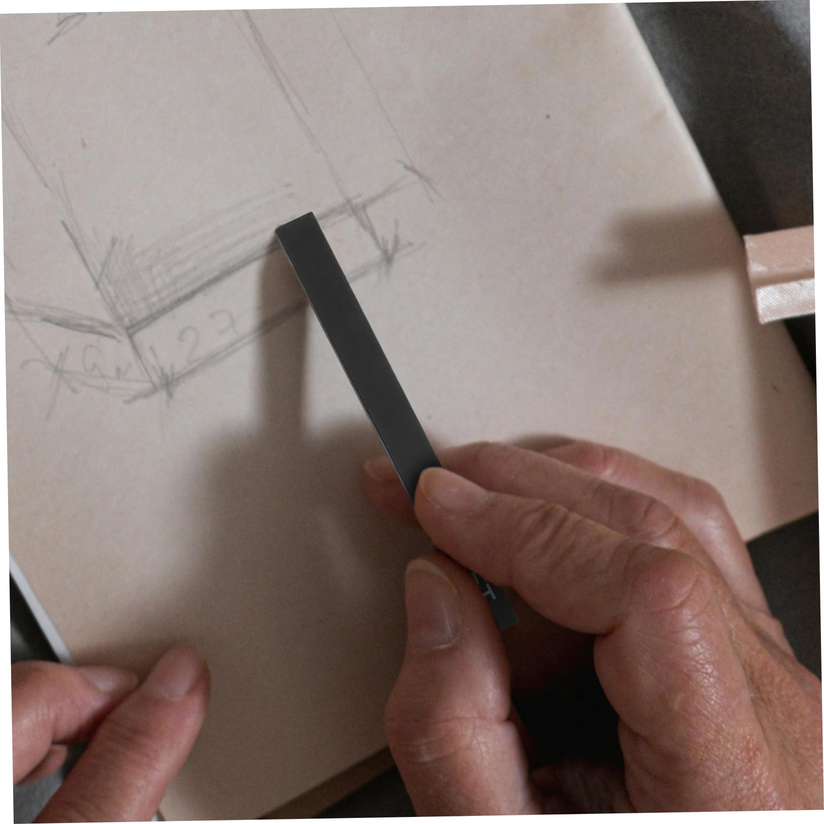 VILLCASE 4juegos Carboncillo Profesional Para Dibujo De Carboncillo Comprimido Resalte Para Artistas y Principiantes Herramienta De Dibujo No Tóxica y Fácil De Usar