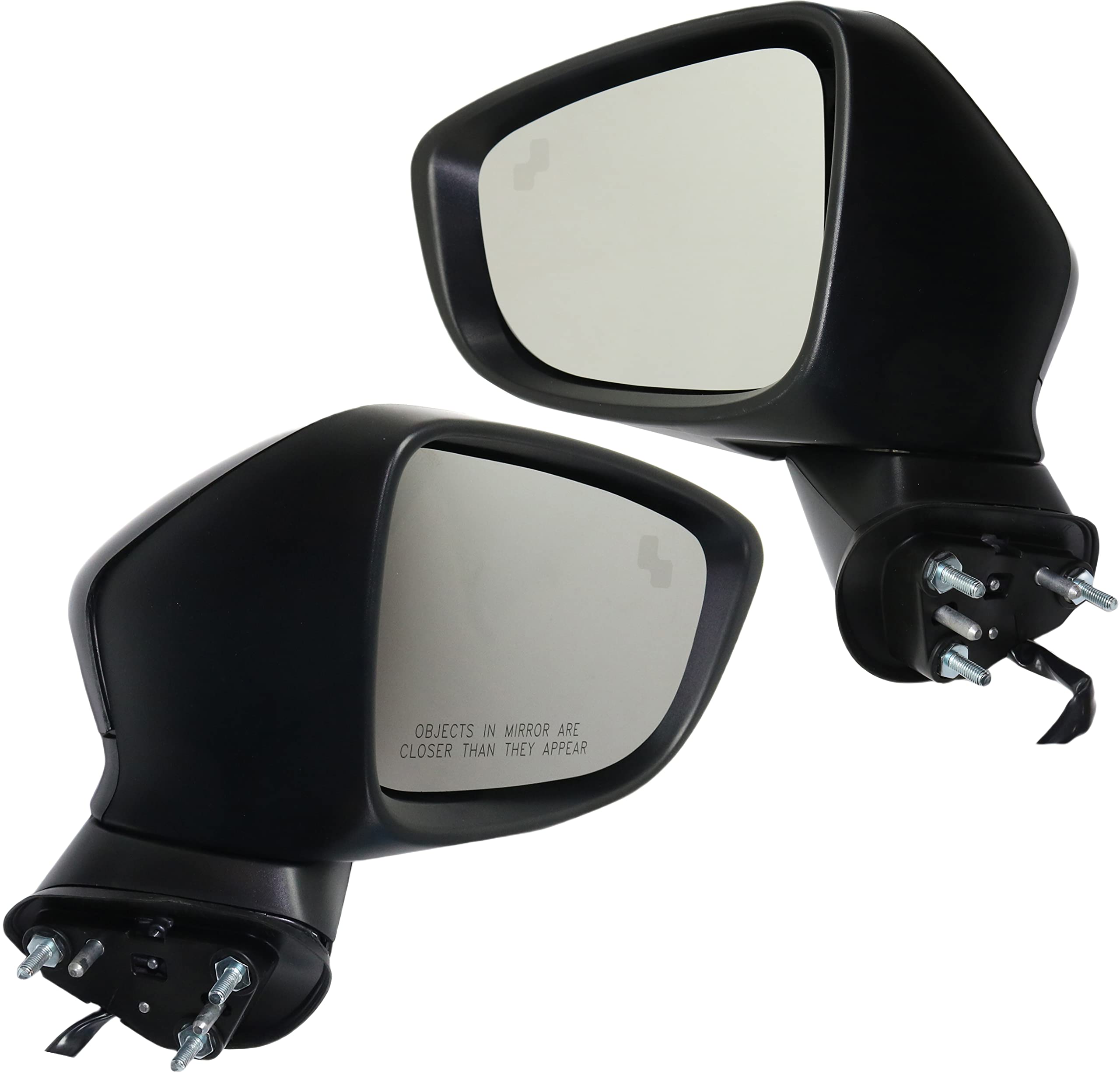 Garage-Pro Driver & Passenger Side Power Non-Heated Mirrors for Mazda 6 2014-2016 With Signal Light & Blind Spot Monitor Paintable For Models Without