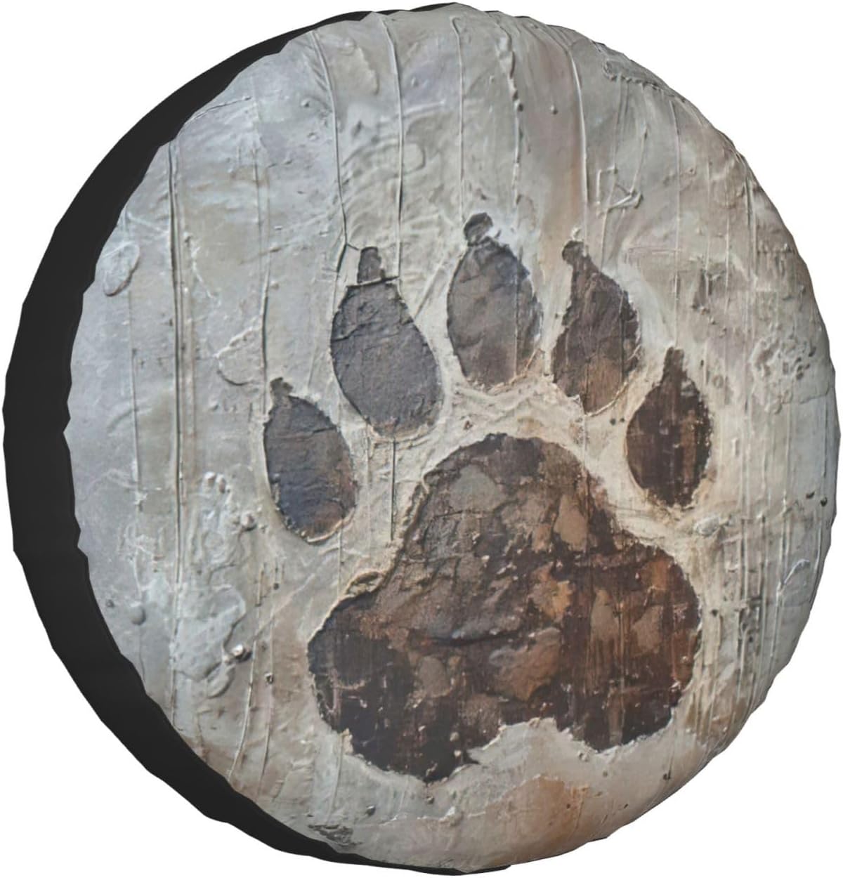 Pawprint Print Tire Cover Universal Spare Wheel for Trailer Rv SUV Truck Camper Travel Accessories