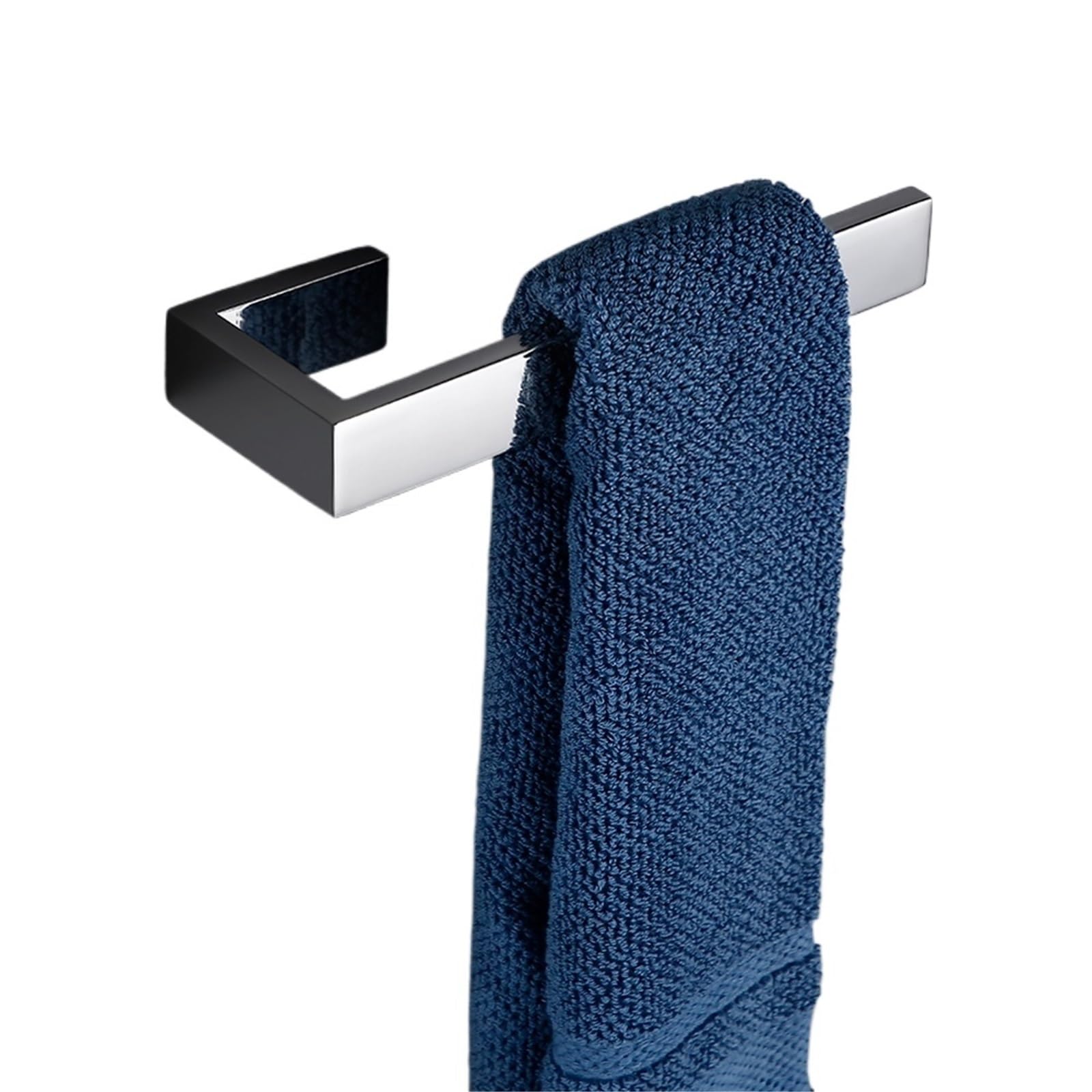 Set di accessori da bagno in acciaio inox lucido, porta carta igienica, ganci per asciugamani da parete, accessori per bagno per camera da letto e WC, elegante decorazione per il bagno