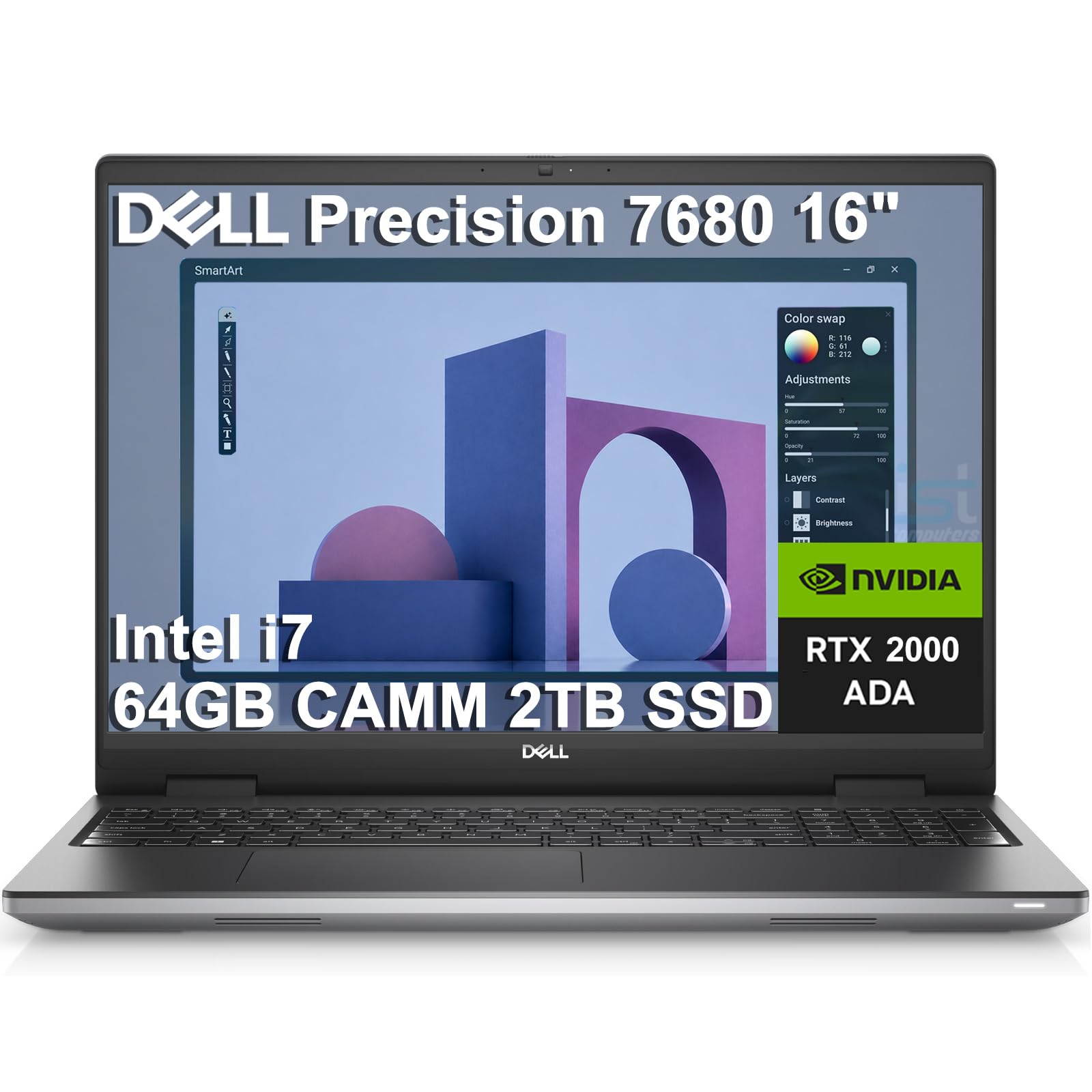 Amazon.com: Dell Precision 7680 Laptop, NVIDIA RTX 2000 Ada 8GB