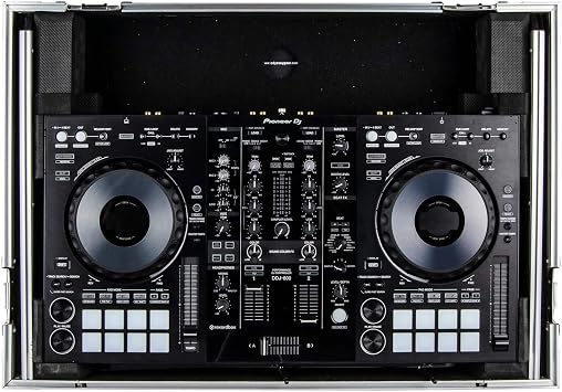 Odyssey FZGSPIDDJ8001 Flight Zone Glide Style Controller Case Compatible with Pioneer Ddj-800, 1U Rack Space