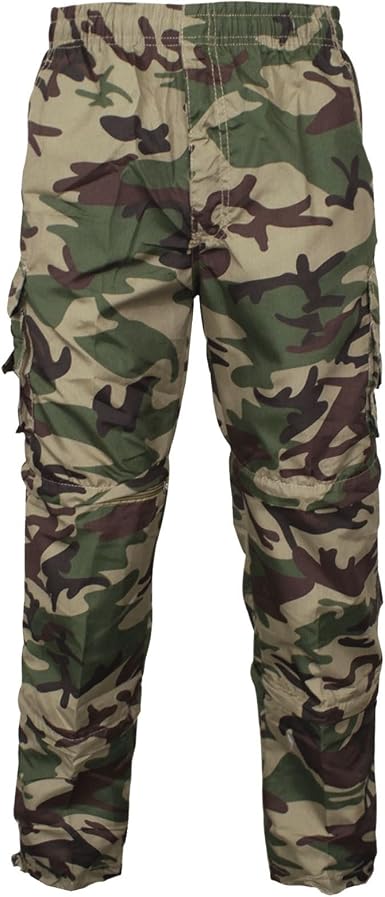 CAMO Combat Cargo Army Zip Off 