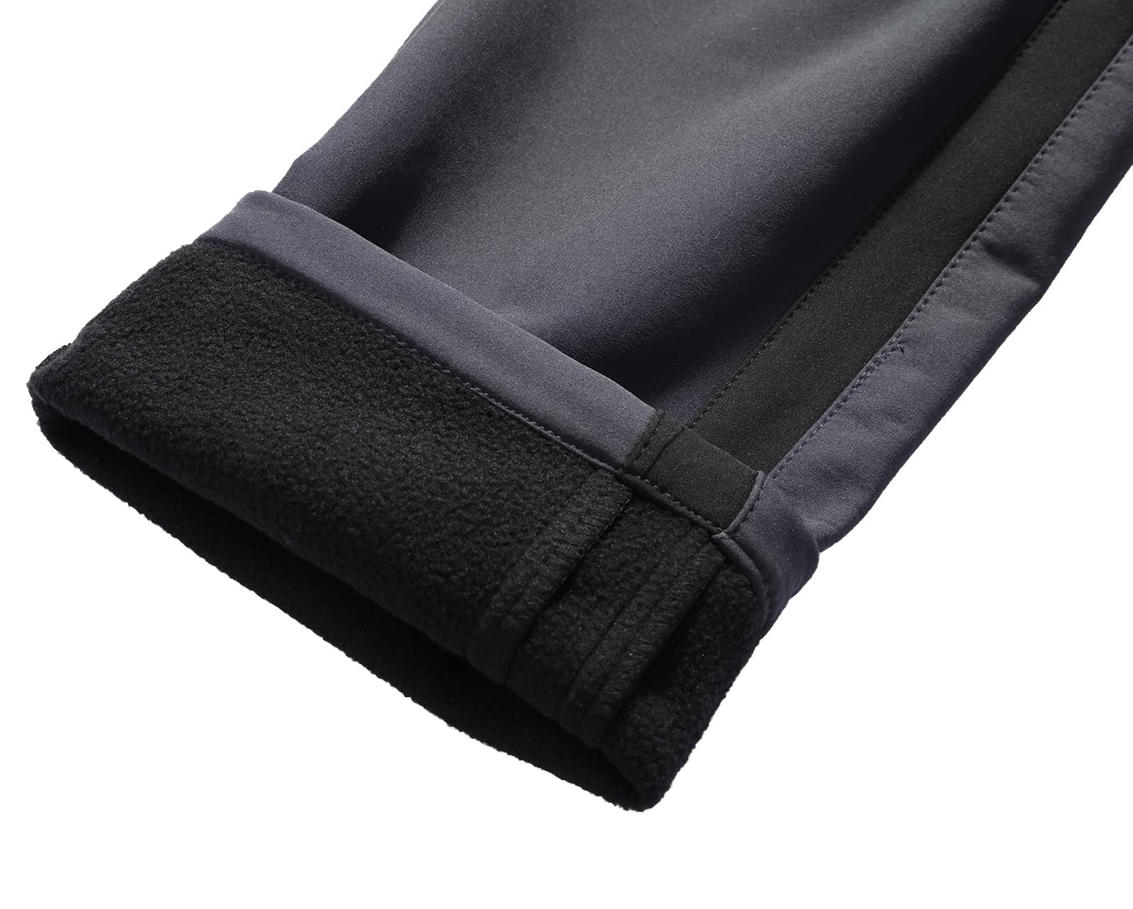 Pantaloni Trekking Sci Uomo Invernali Pantaloni da Lavoro Termici Impermeabile Pantaloni Neve Softshell Montagna Escursionismo Caldo All'aperto (Small, E Grigio)