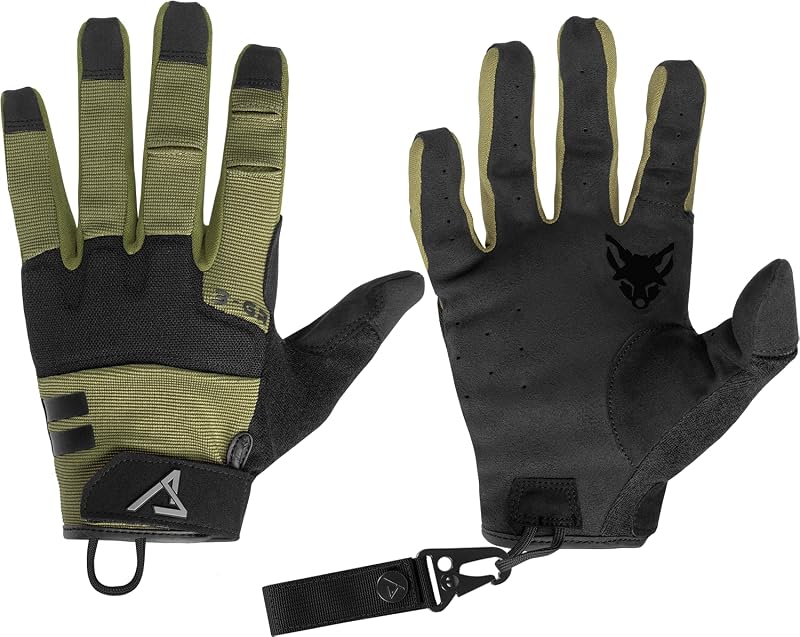 ACE Schakal Outdoor Glove - Guantes Tácticos para Airsoft, Paintball y Deportes de Tiro - Capaz de Pantalla Táctil - S - XXL