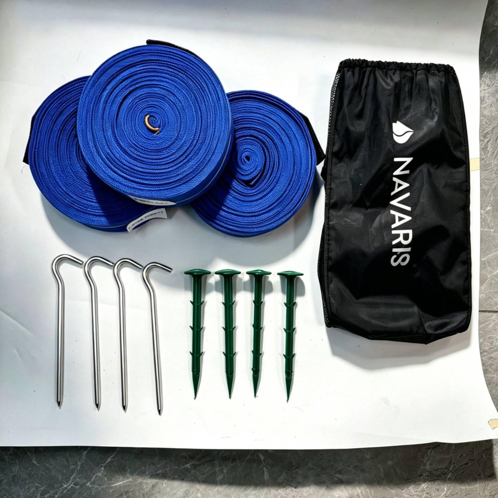 Kit Linee Sand Volleyball da Esterno Linee Sand Volleyball Portatile Attrezzatura Sportiva per All'aperto, Gare