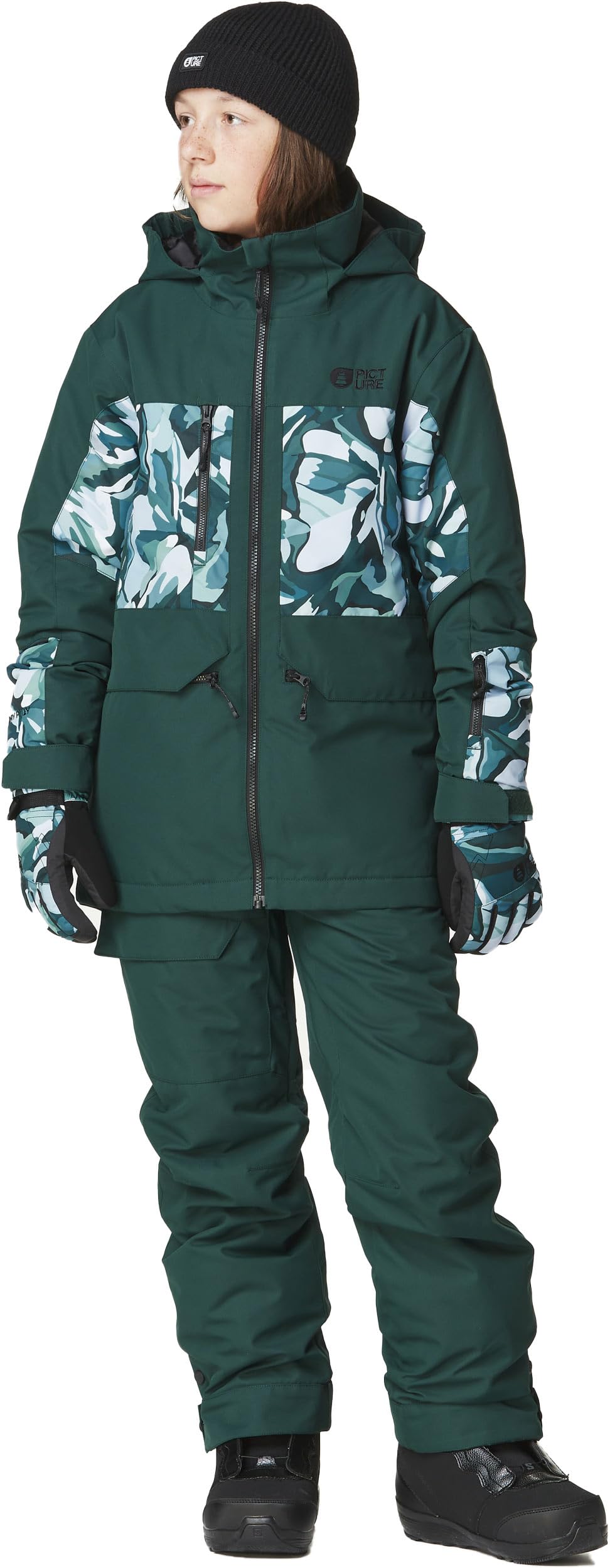 Picture Stony Printed Jacket, Ponderosa Pine Peppup, 12