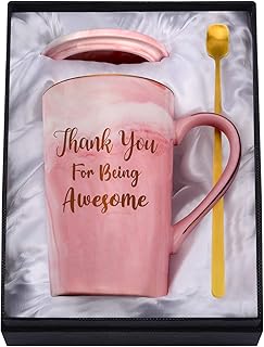 Youerls Thank You Mug - Thank You Gifts and Appreciation Gifts for Women - Thank You for Being Awesome - Birthday Christma...