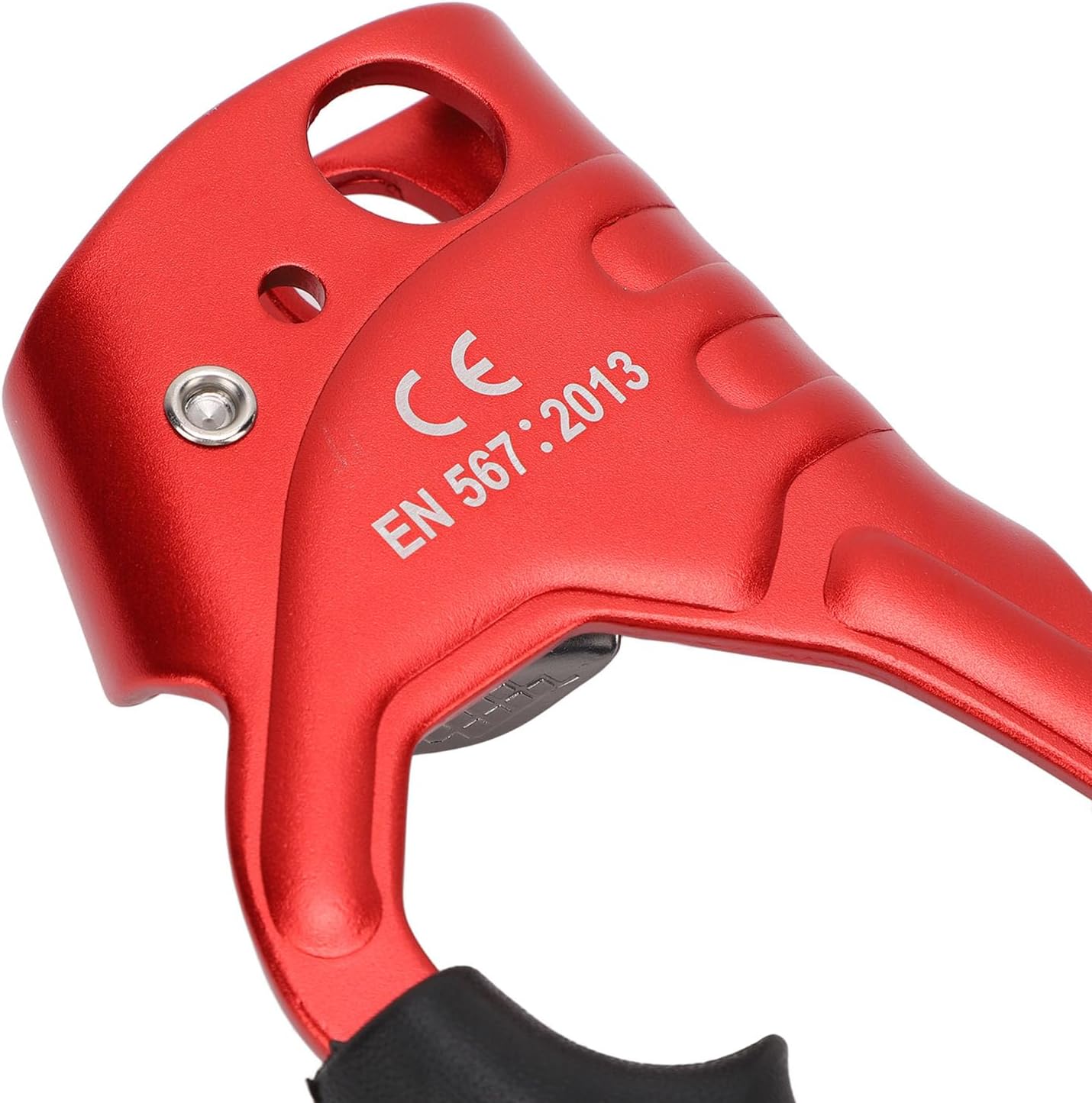 ASHATA Hand Ascender Rock Climbing Tree Arborist Rappelling Gear Equipment Rope Clamp, Right Handled Ascender Mountaineering Rock Climber Ergonomic Rappelling Gear Equipment