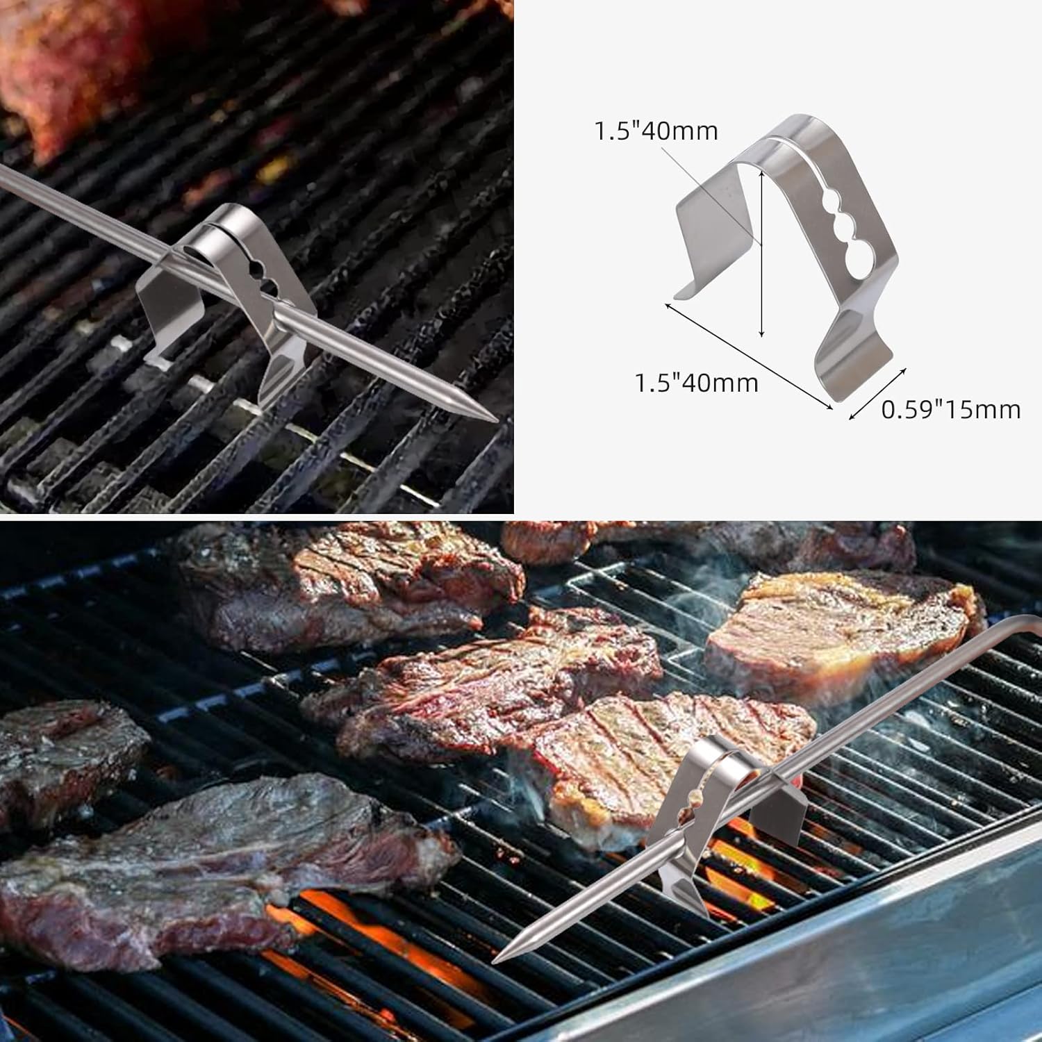 Pit Boss Meat Thermometer Replacement 2-Pack Meat