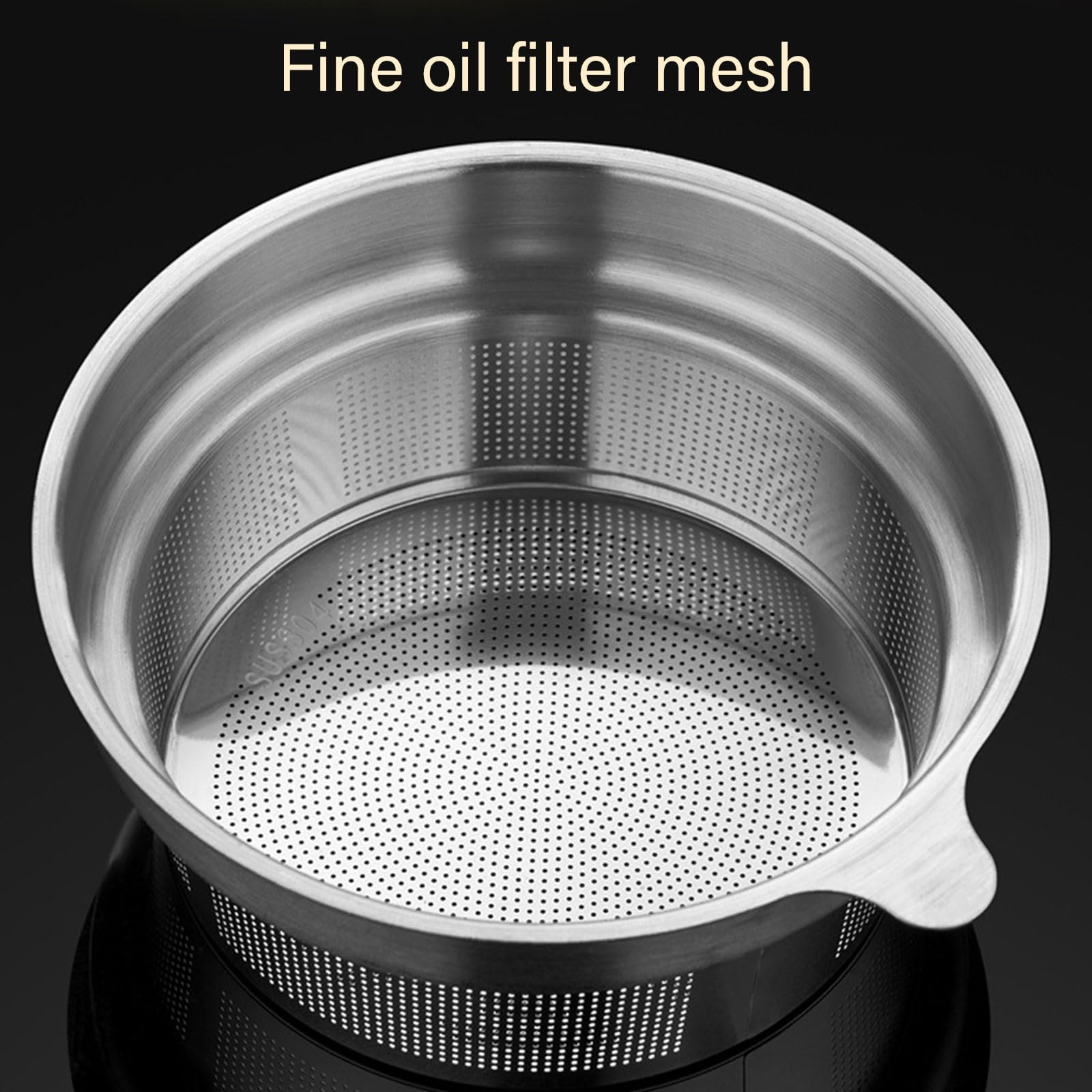 Ollas coladoras de aceite con filtro de alta capacidad de acero inoxidable 316 con capacidades avanzadas de filtrado