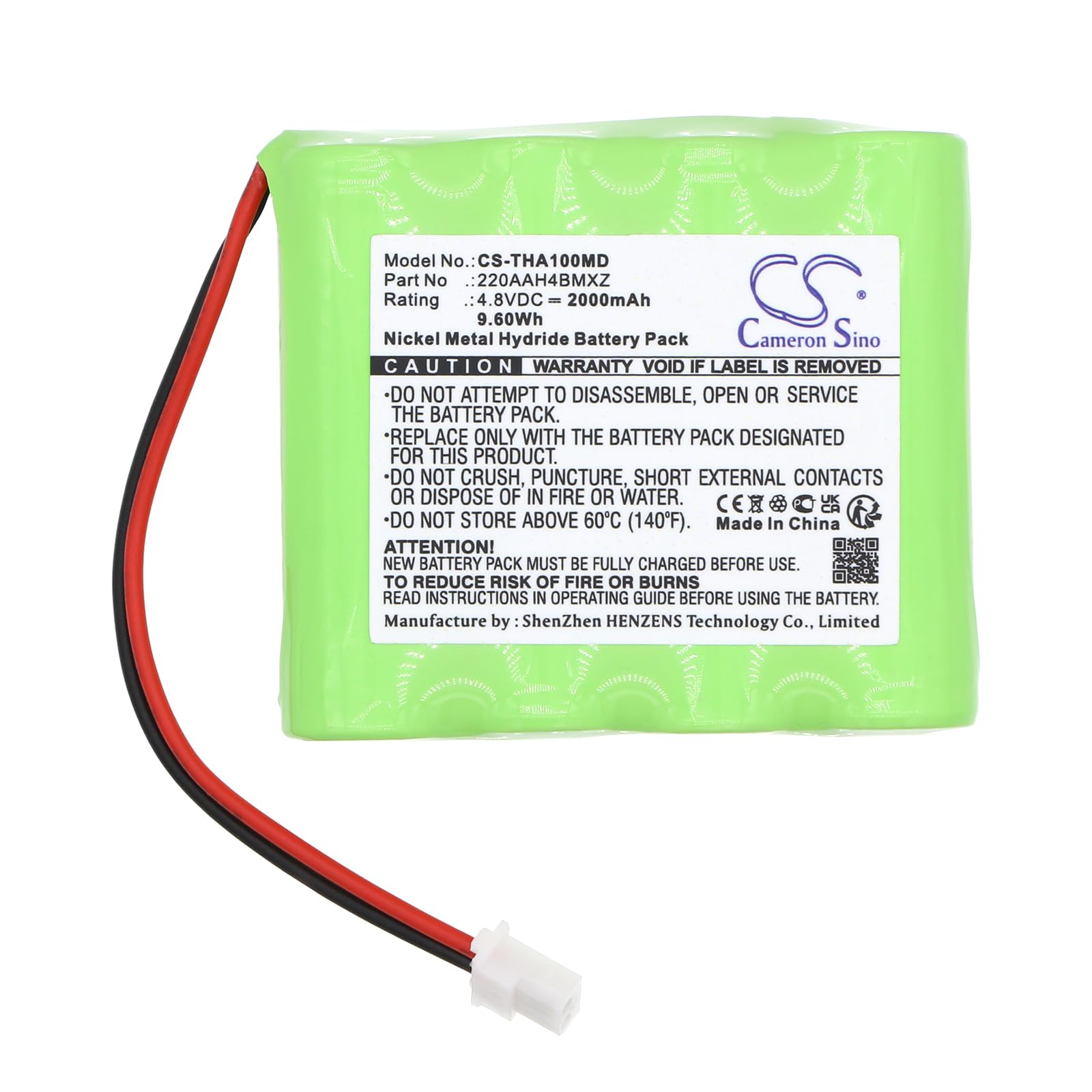 TECHTEK Batteria 2000mAh compatibile con [I-Tech] Evo II, MAG1000 2018, Mio Care, T-One 2016, T-one COACH, T-One Energy, T-ONE MEDI PRO, T-ONE MEDI SPORT, REHAB sostituisce 11205-C, 220AAH4 FBA