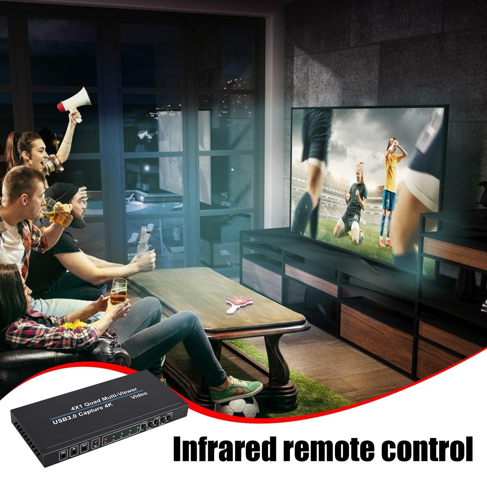 Generic Tarjeta de captura para streaming - 4K Game Capture Card - Dispositivo de captura de vídeo remoto, Streaming Accesorios para transmisión en | Dispositivo de captura de vídeo remoto, Streaming Accesorios para transmisión en