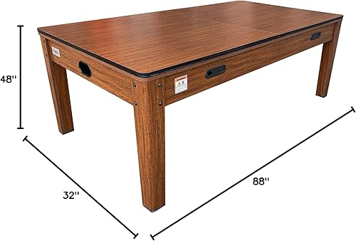 Miniatura 9 de RACK Luxor - Mesa giratoria de 7.5 pies, 4 en 1, multijuego para billar y pool