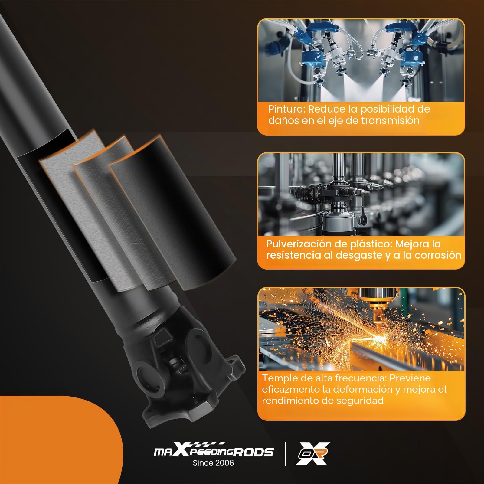 maXpeedingrods Eje de transmisión para Viano Vito Mixto W639 A6394103006