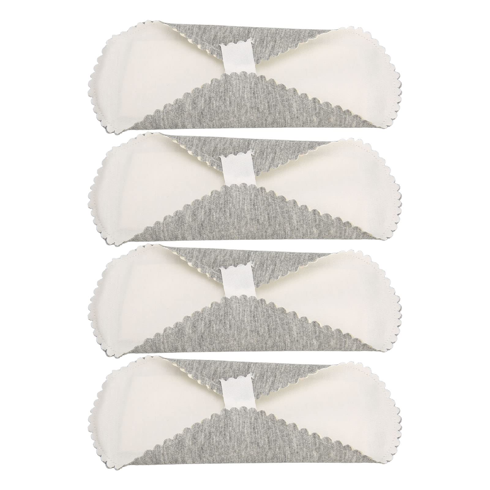 Protegeslips de Tela de Grafeno Altamente Absorbente Transpirable Reciclable 4 Compresas Sanitarias Lavables para Mujer Período Menstrual (M)