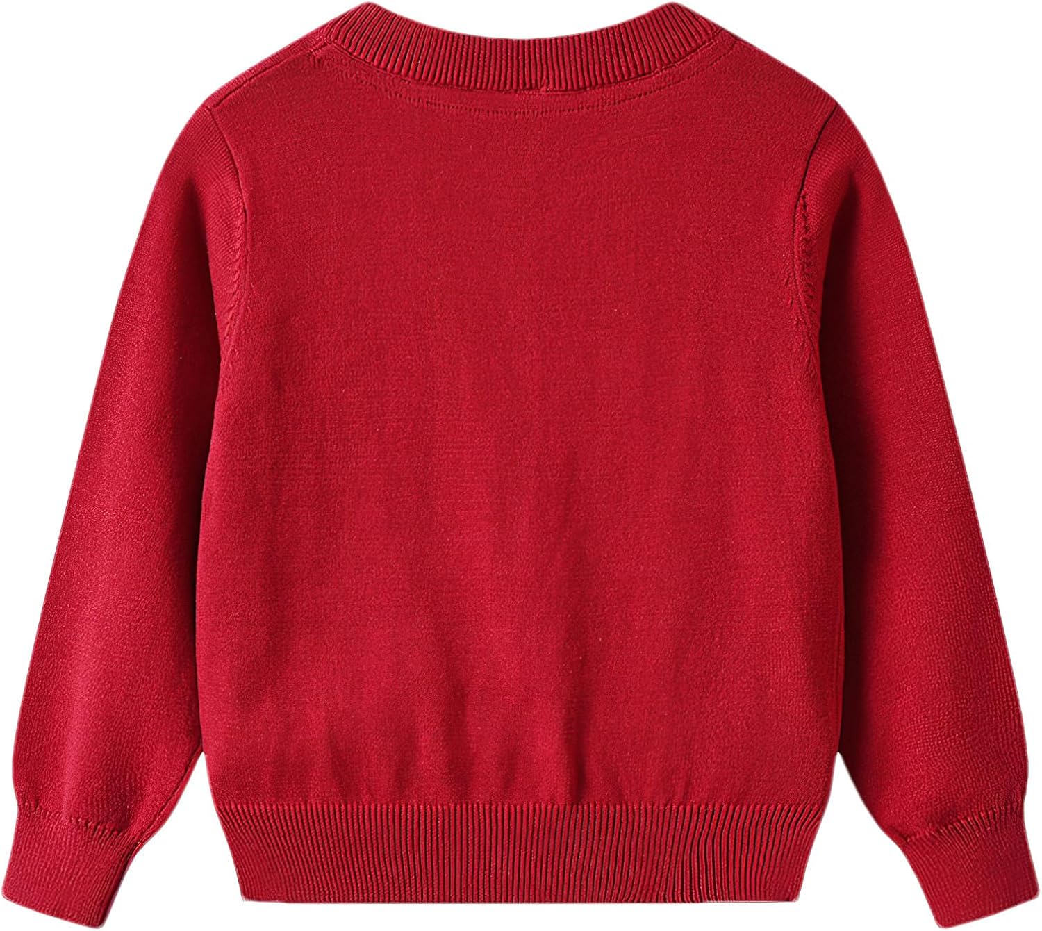 Girl Embroidered Cardigans Sweaters Cotton Button Long Sleeve Knit Outerwear
