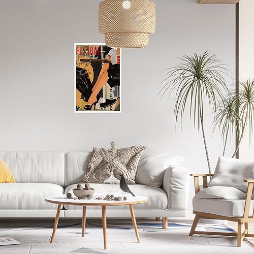 Miniatura 6 de KFDJIG Fleabag - Pósteres en lienzo retro y coloridos divertidos con texto en inglés "I Love You Is Will Pass" ("I Love You Is Will Pass"), arte de