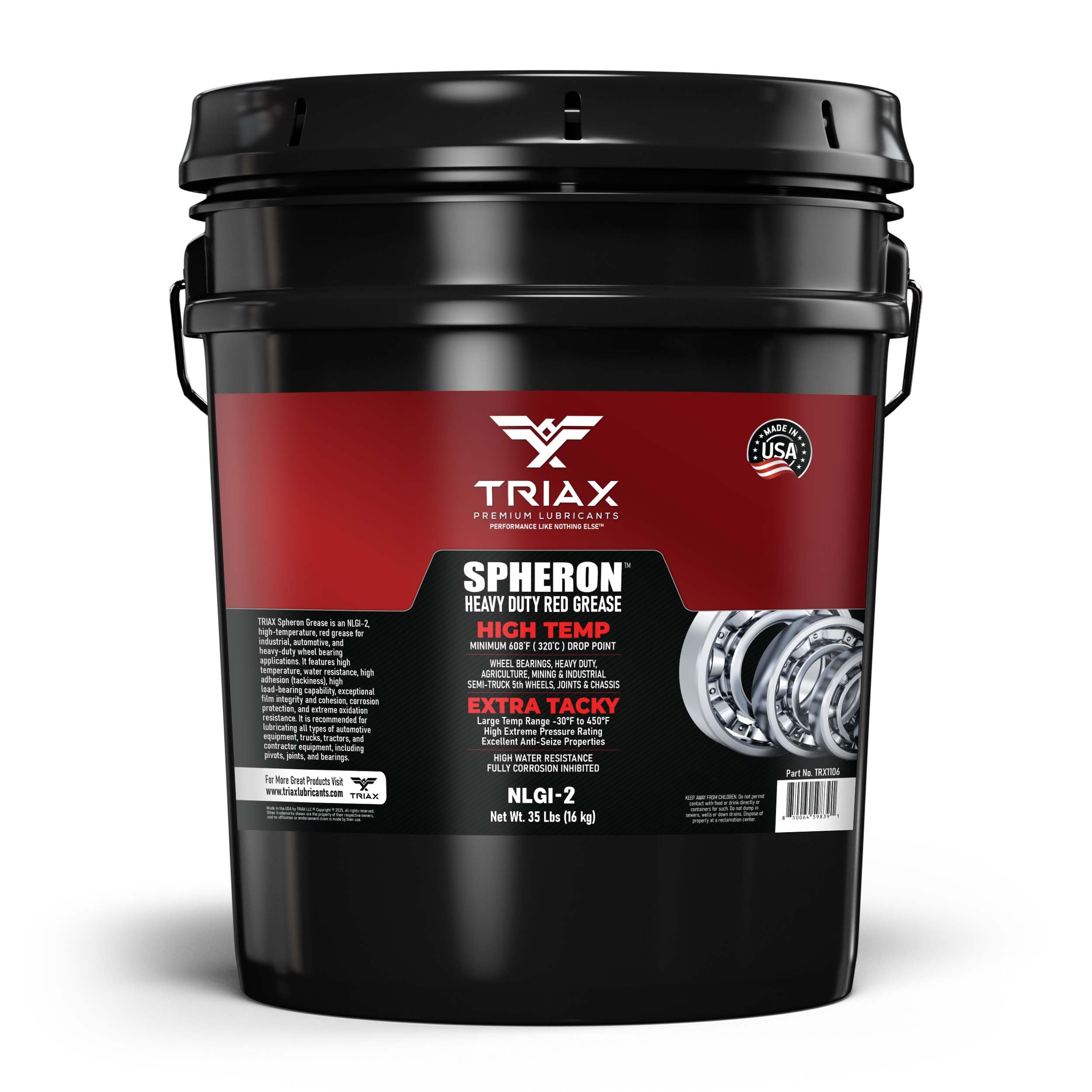 Triax Spheron Grease NLGI-2 Lithium Complex | Mubboo