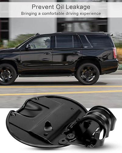 Miniatura 4 de ULZOZN Cubierta de tapa de tanque de gasolina para Chevy Colorado GMC Canyon 2004-2012 Reemplazar 10385417, cubierta negra para puerta de llenado de