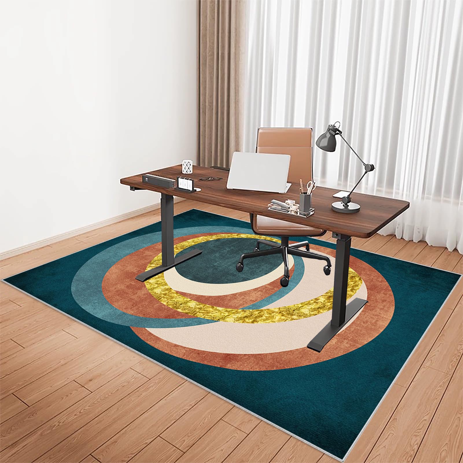 Floor Protector for Home Office 200 x 230 cm, Chair Mat for Hard Floor Office Chair Mat Desks Mats, Gaming Computer Chair Mat Multi-Purpose Floor Protectors for Rolling Chairs, Carpet Chair Mats