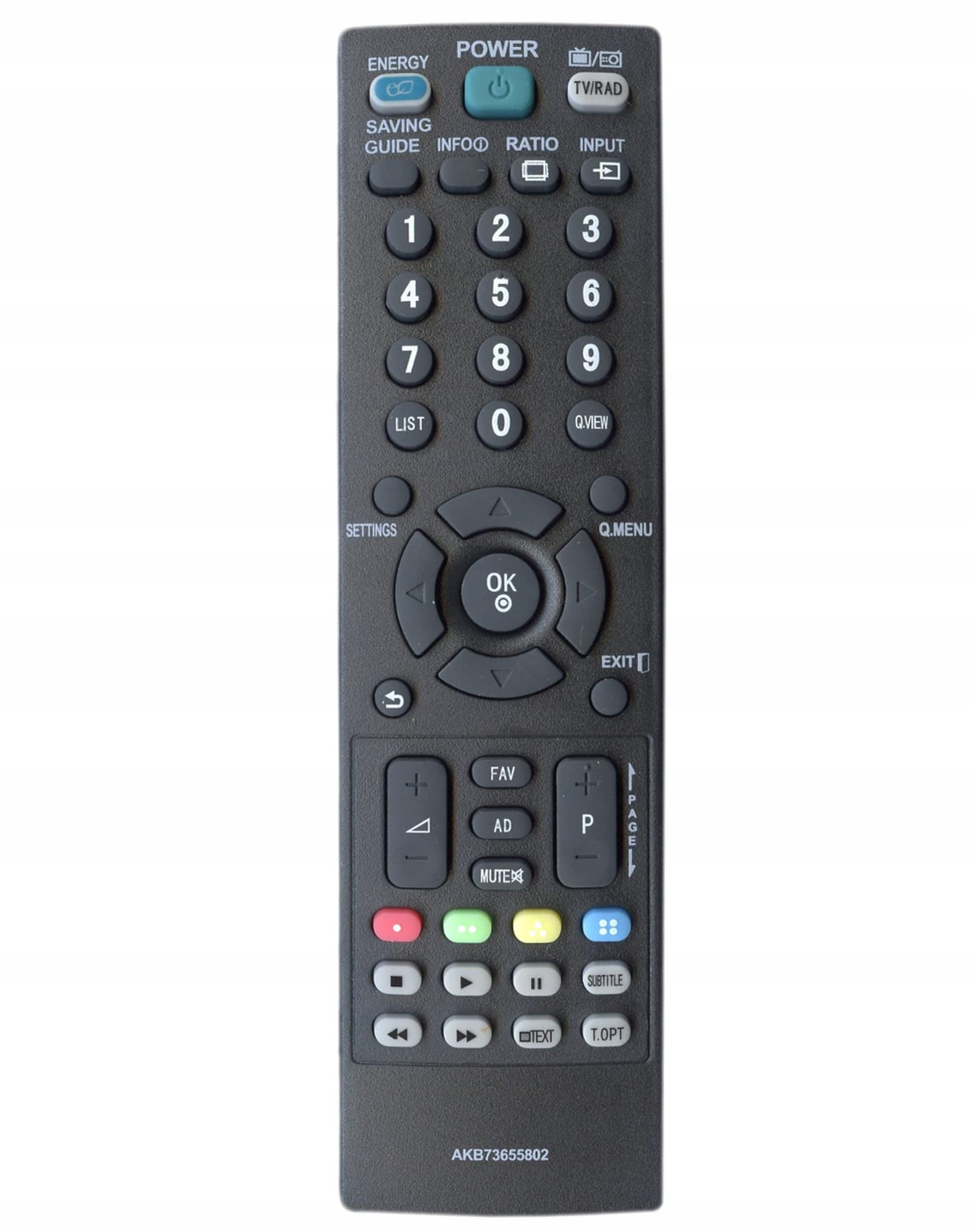 ALLIMITY AKB73975728 Telecomando Sostituisci per LG LED LCD 3D Smart TV 32LB580V 32LN570 32LN5758 39LN5758 39LN575S 42LB570 42LB580V 42UB820 47LB570 47LB580 50LB570 50LB580 55LB570 55LB580V