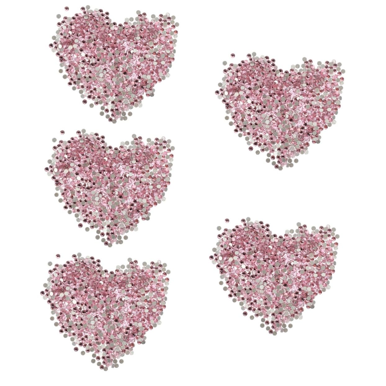 FOMIYES 5 Pezzi 1 Kit Di Decorazioni Per Nail Art Strass A Fondo Piatto Per Unghie Perline Ciondoli Per Unghie Decorazioni Per Manicure Forniture Multifunzionali Per Nail Art