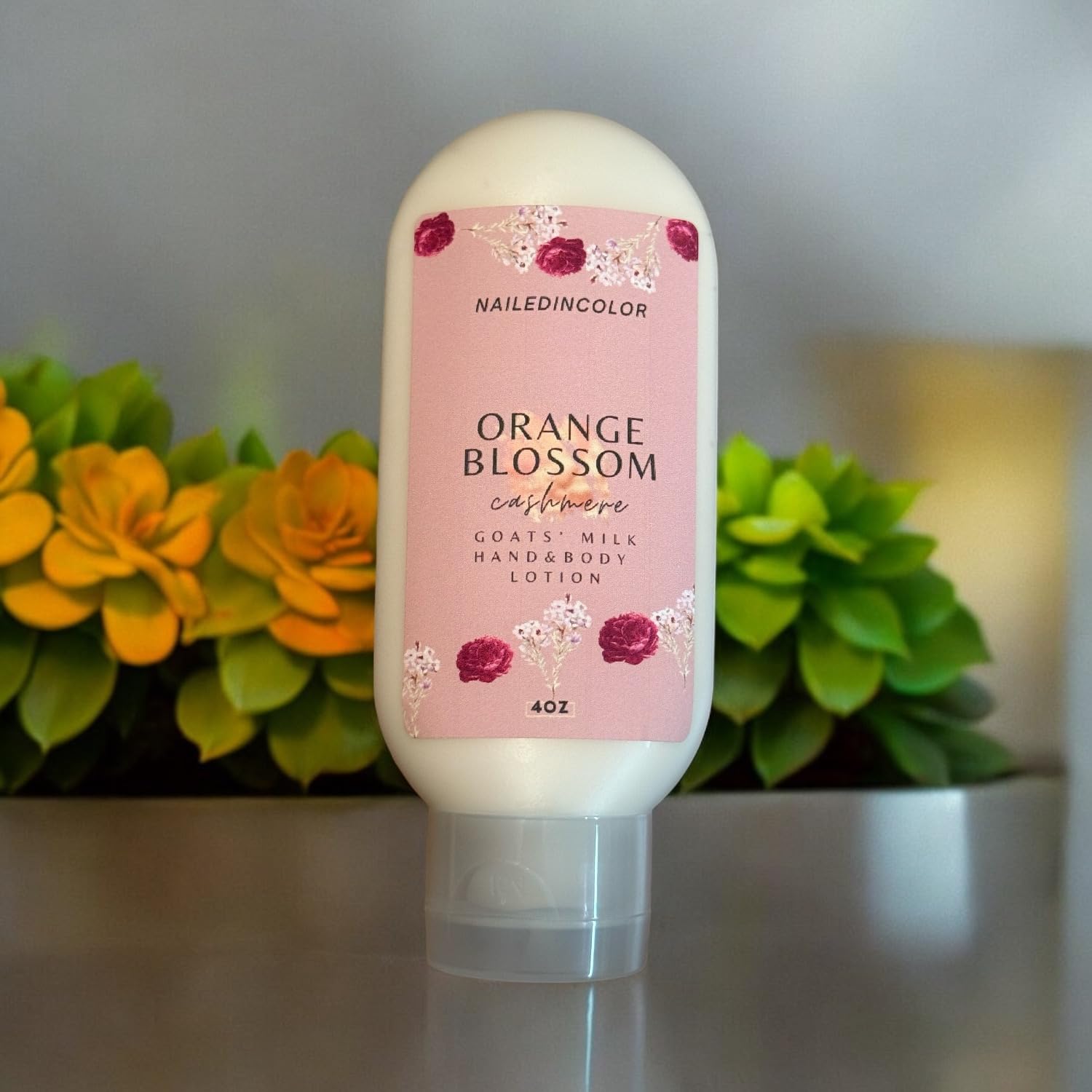 Orange Blossom Cashmere Goats' Milk Hand and Body Lotion-Moisturizer-Skin Softness-Scented-Women's Skin Care-Bath Care-Cosmetics - Image 5