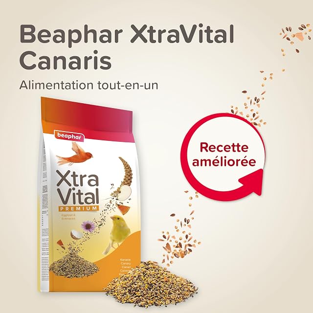 Foto 2 de 6 de Beaphar Xtravital Canarios - Alimentación Premium - Contiene Frutas, Semillas y Cereales